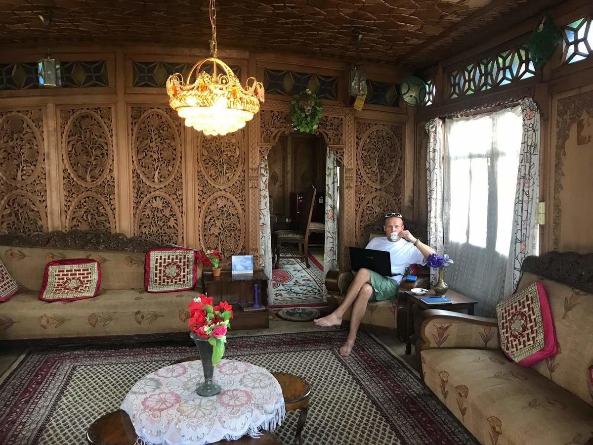 SrīnagarHouse Boat New Manora住宿加早餐旅馆 外观 照片